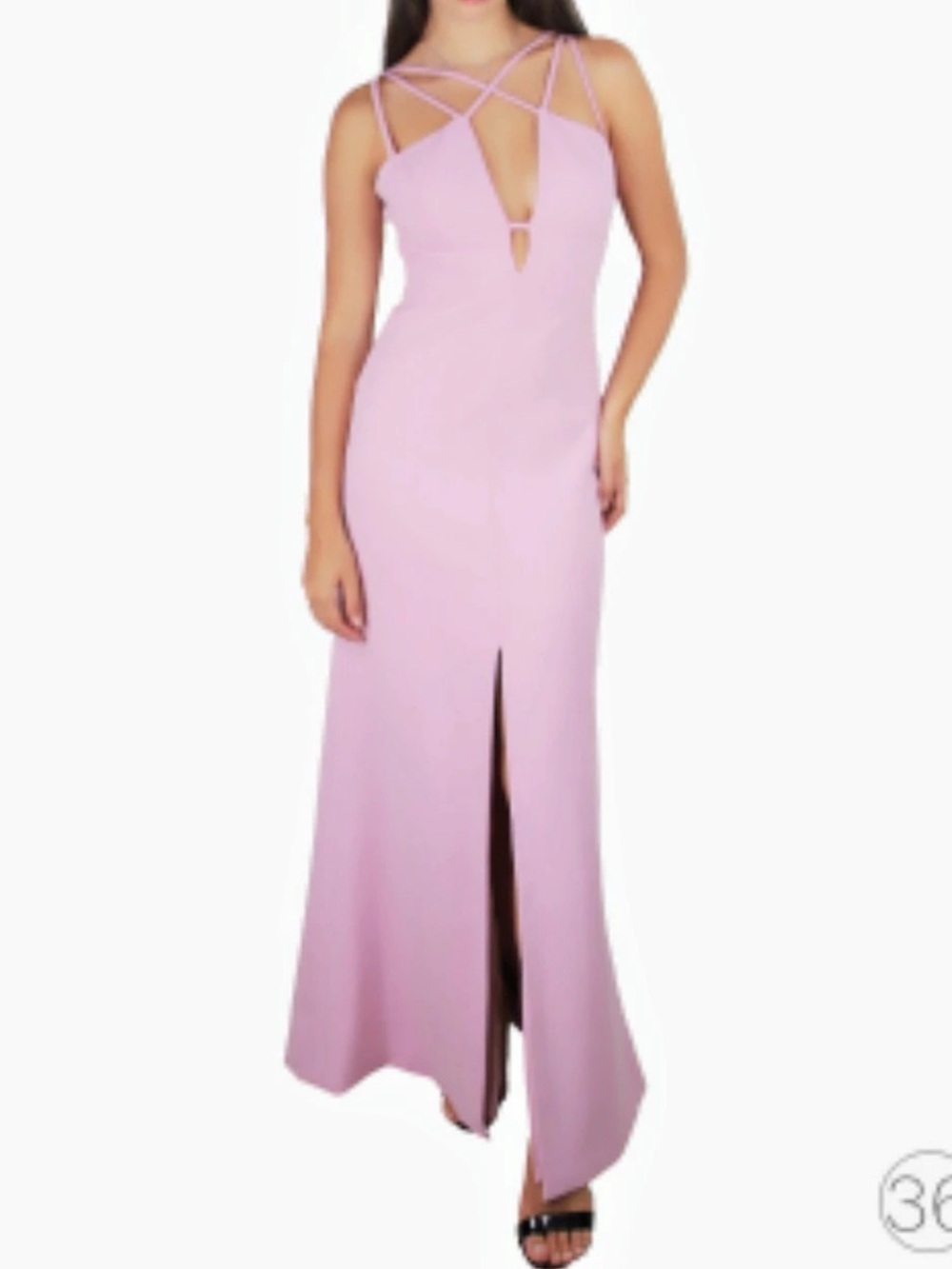 BCBGMAXAZRIA Pink Maxi Dress Size 0 Like New